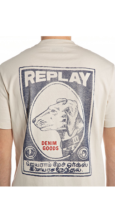 リラックスフィット ヘビーコットンジャージー VINTAGEグラフィックTシャツ 詳細画像
